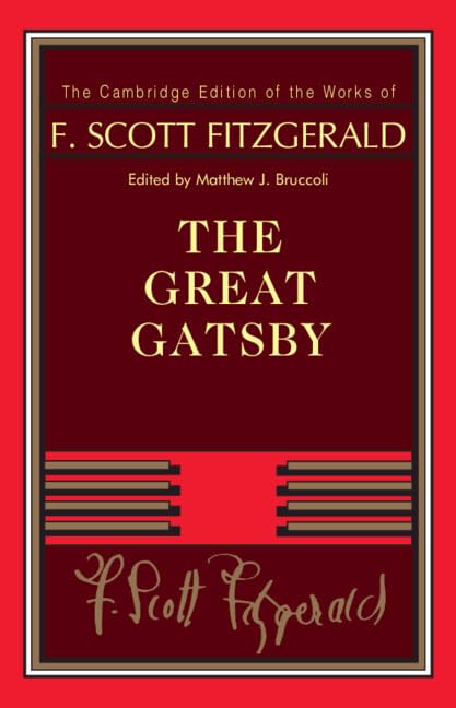 F. Scott Fitzgerald: The Great Gatsby book cover