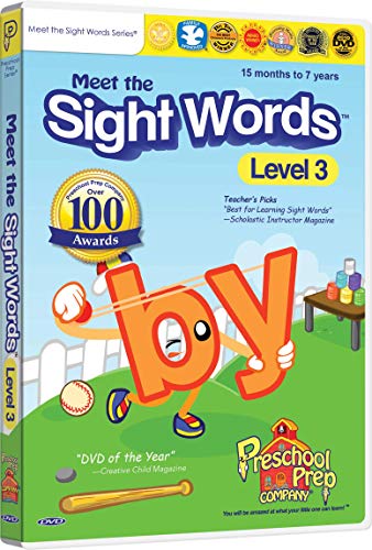 Meet the Sight Words Level 3 DVD book cover
