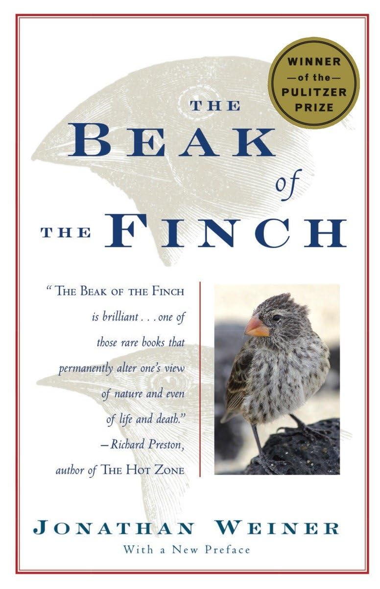 Beak of the Finch: A Story of Evolution in Our Time book cover