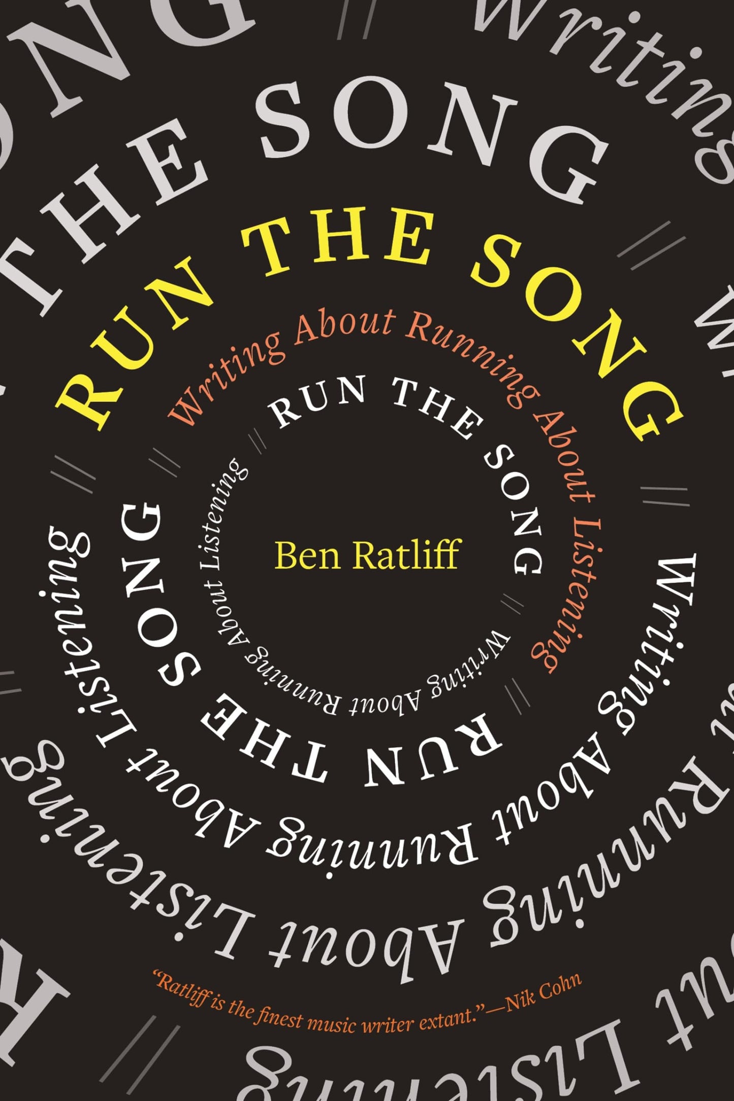 Run the Song book cover