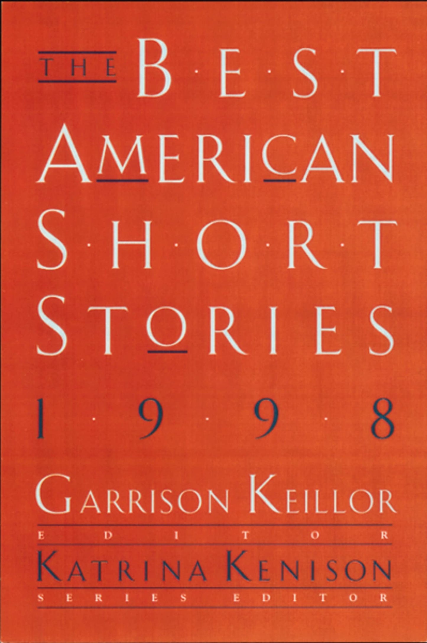Best American Short Stories (1998) book cover