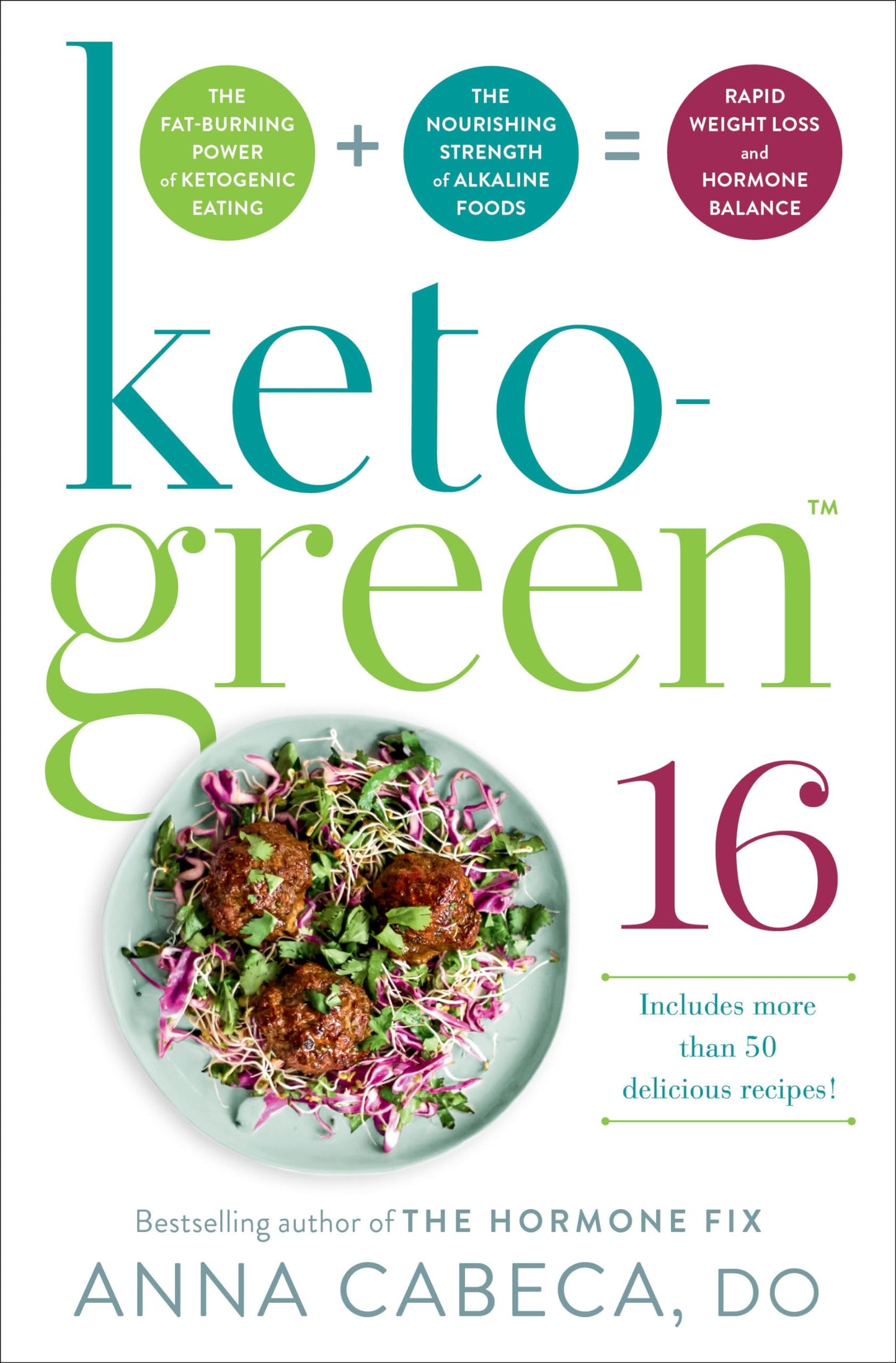 Keto-Green 16: The Fat-Burning Power of Ketogenic Eating + the Nourishing Strength of Alkaline Foods = Rapid Weight Loss and Hormone Balance book cover