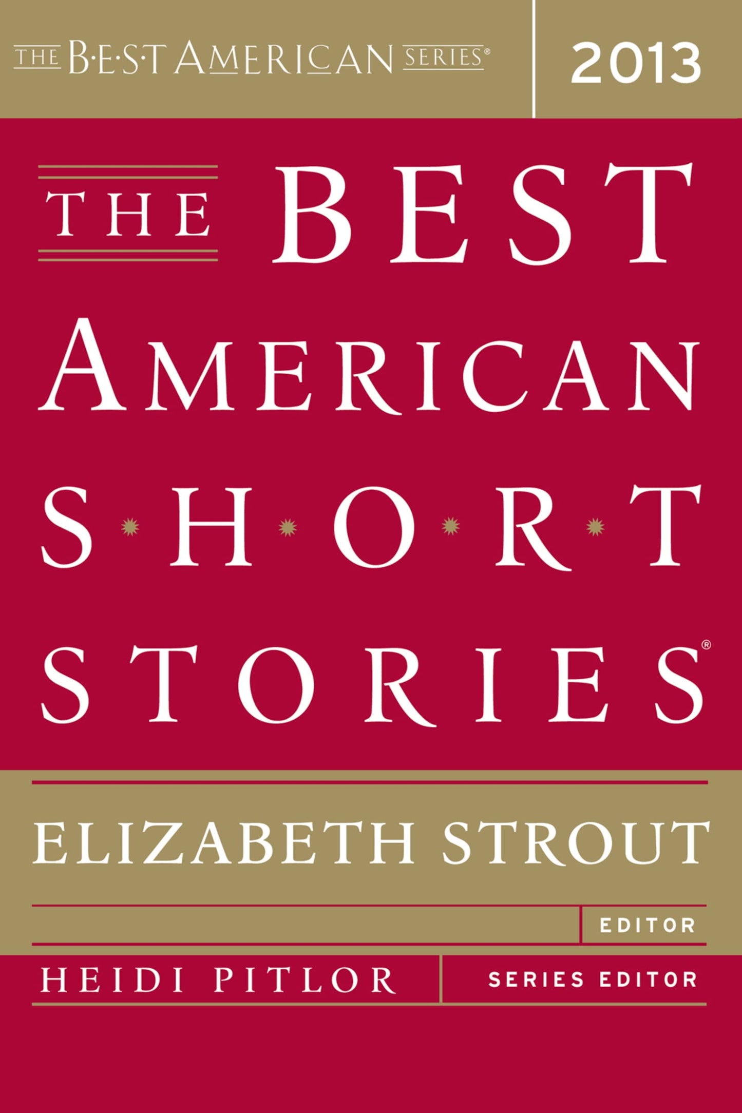 Best American Short Stories 2013 book cover