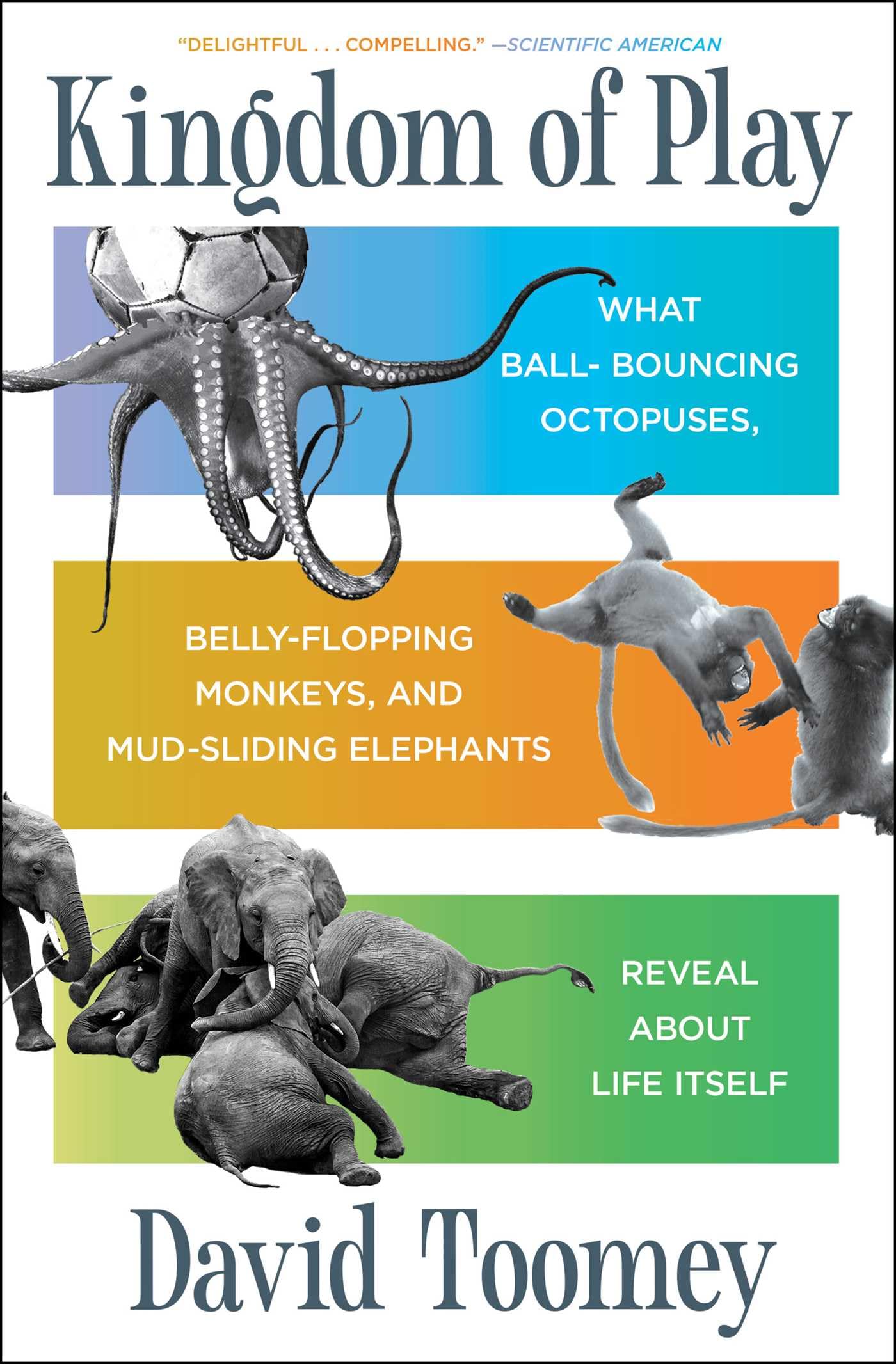 Kingdom of Play: What Ball-Bouncing Octopuses, Belly-Flopping Monkeys, and Mud-Sliding Elephants Reveal about Life Itself book cover