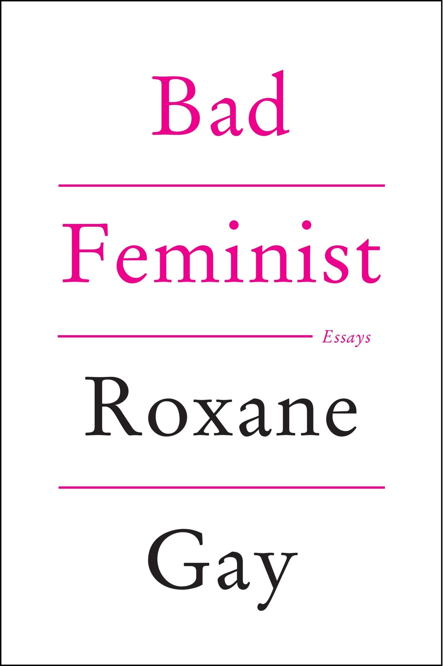 Bad Feminist book cover
