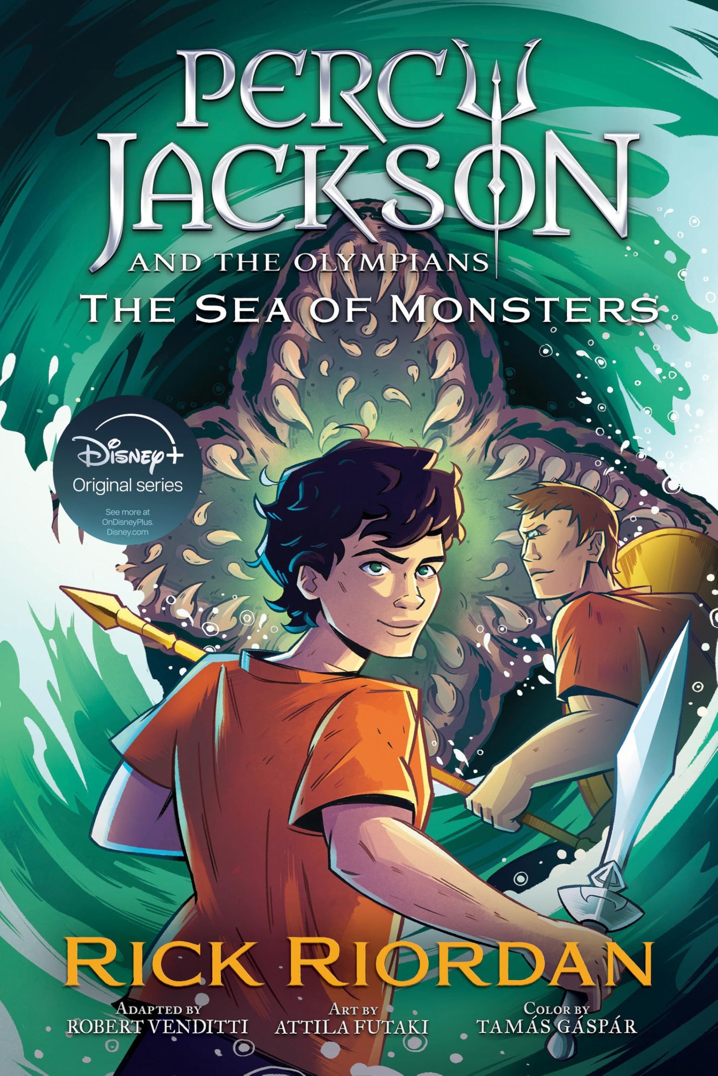 The Sea of Monsters (The Graphic Novel) book cover