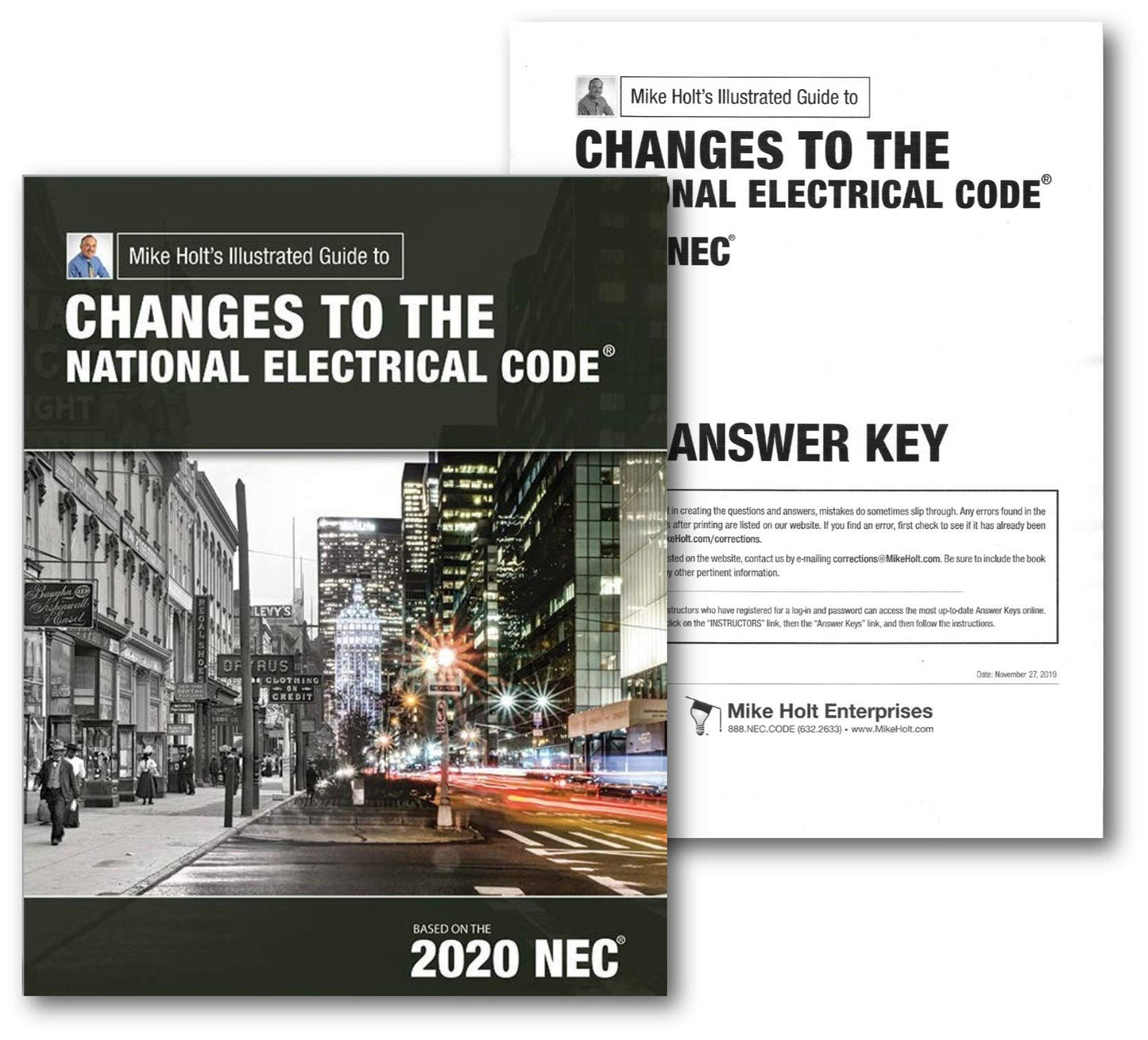 Mike Holt's Illustrated Guide to Changes to the 2020 NEC Paperback Mike Holt book cover