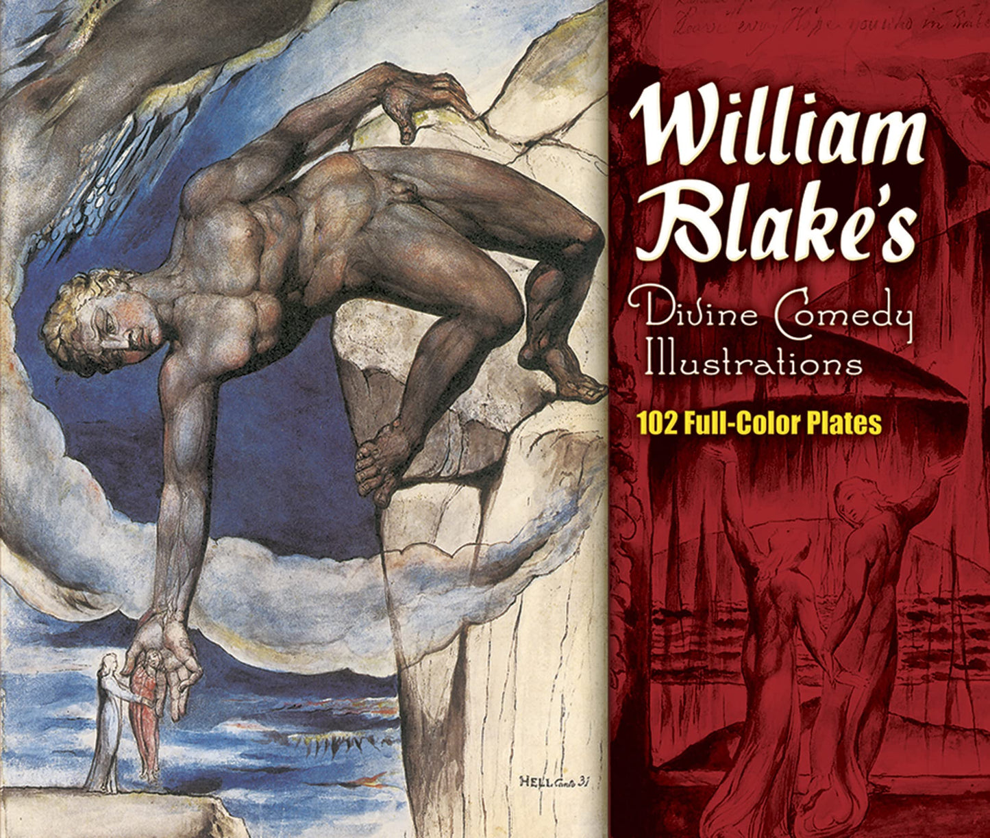 William Blake's Divine Comedy Illustrations (Green) book cover