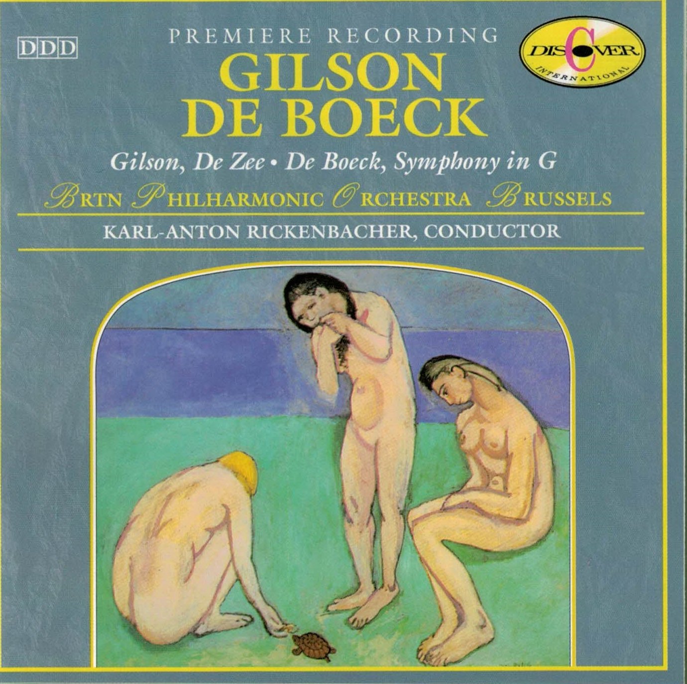 De Zee / De Boeck, Symphony in G book cover