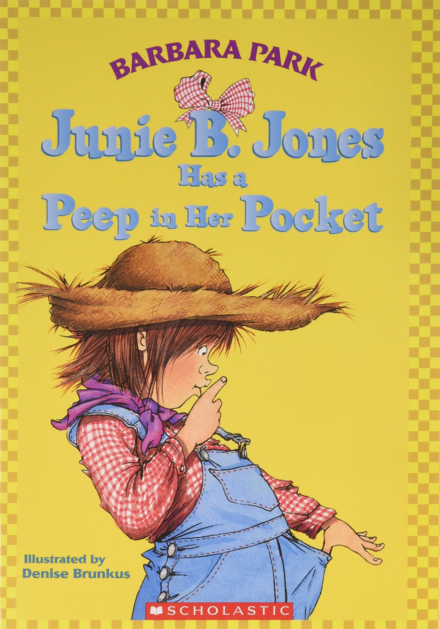 Junie B. Jones Has a Peep in Her Pocket (Junie B. Jones #15) book cover