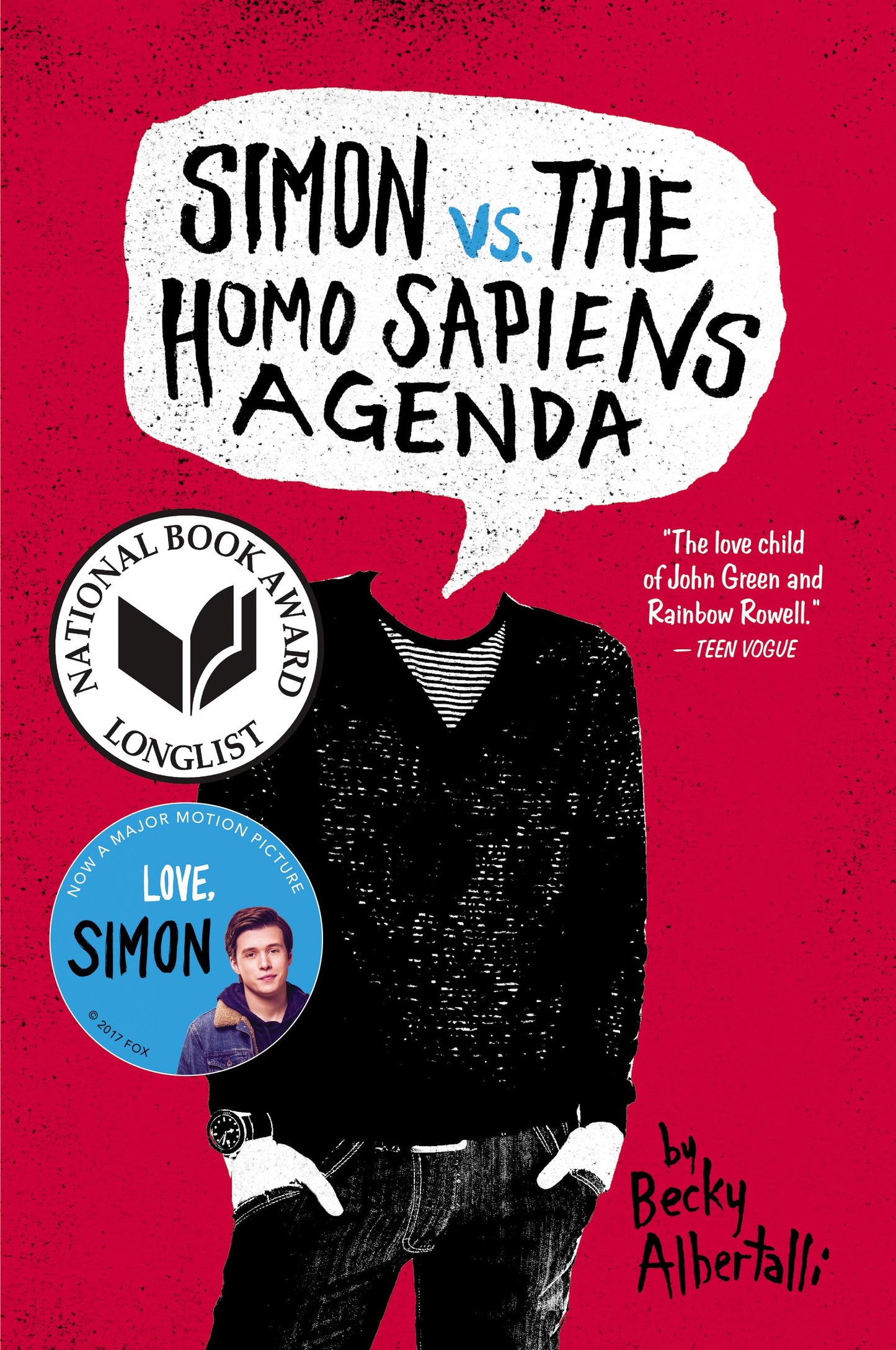 Simon vs. the Homo Sapiens Agenda book cover