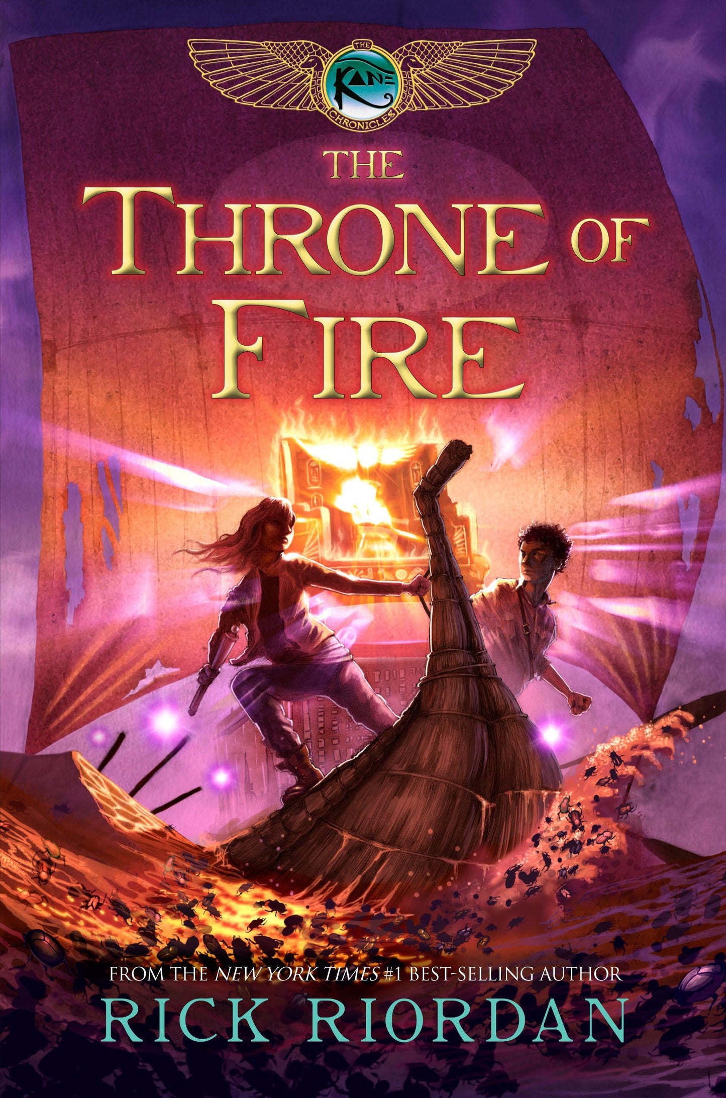Kane Chronicles, The, Book Two the Throne of Fire (Kane Chronicles, The, Book Two) book cover
