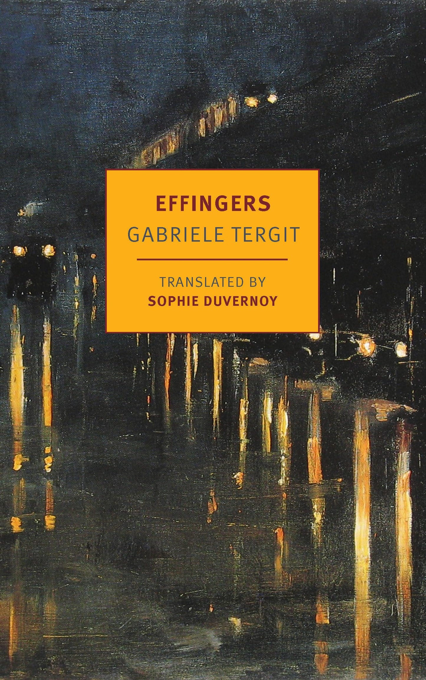 Effingers book cover