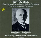 Four Pieces for Orchestra / Rhapsodies for Violin book cover