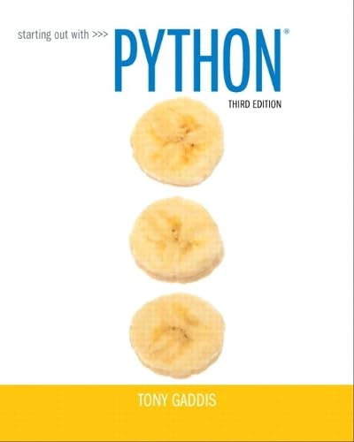 Starting Out with Python book cover