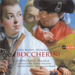 Boccherini: Guitar Quintets/String Quartet - Mauro Occhoniero, Fabio Biondi, Europa Galante book cover