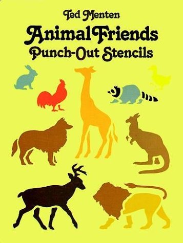 Animal Friends Punch-Out Stencils book cover