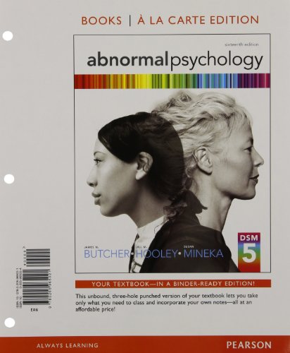 Abnormal Psychology, Books a la Carte Edition book cover