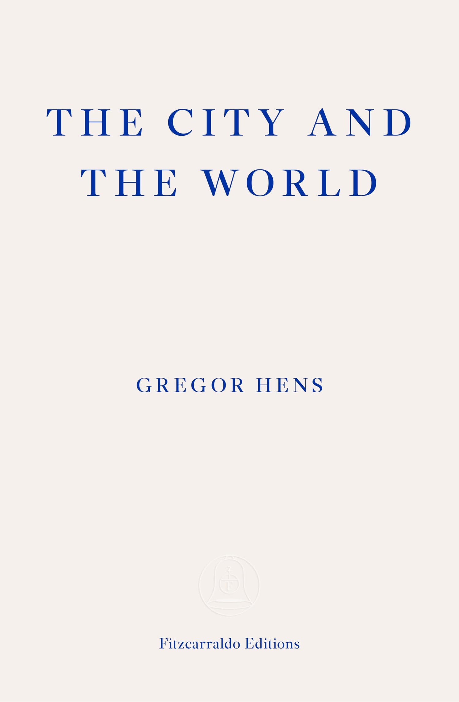 City and the World book cover