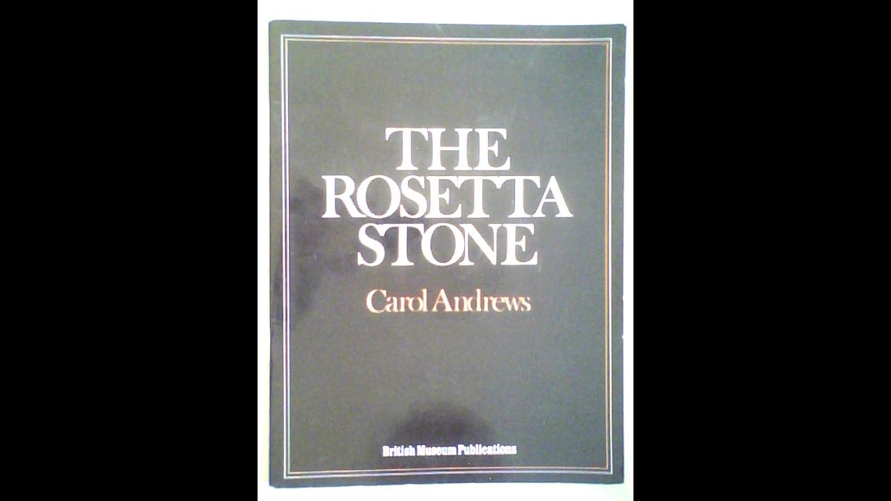 The Rosetta Stone book cover
