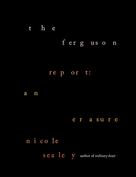 Ferguson Report: An Erasure book cover