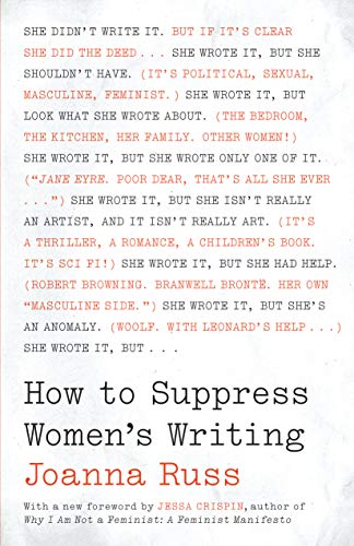 How to Suppress Women's Writing book cover
