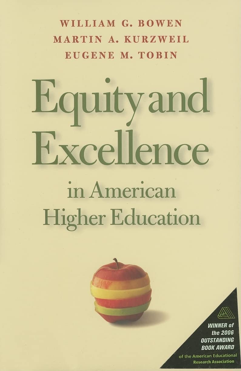 Equity and Excellence in American Higher Education book cover