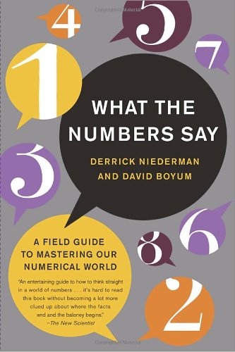 What the Numbers Say: A Field Guide to Mastering Our Numerical World book cover
