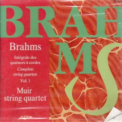 Brahms Complete String Quartets Vol. 1 book cover