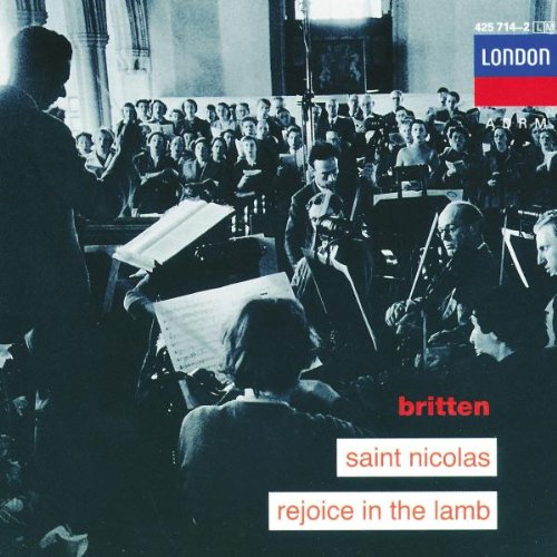 Britten: Saint Nicolas, Rejoice in the Lamb book cover