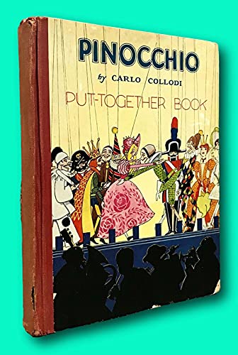 Rare Pinocchio Put-Together Book First Edition Samuel Gabriel Sons & Co. 1937 [Hardcover] Carlo Collodi book cover