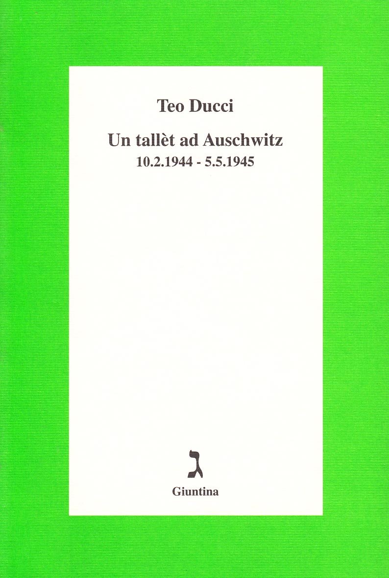 Un tallèt ad Auschwitz: 10.2.1944-5.5.1945 (Italian Edition) book cover