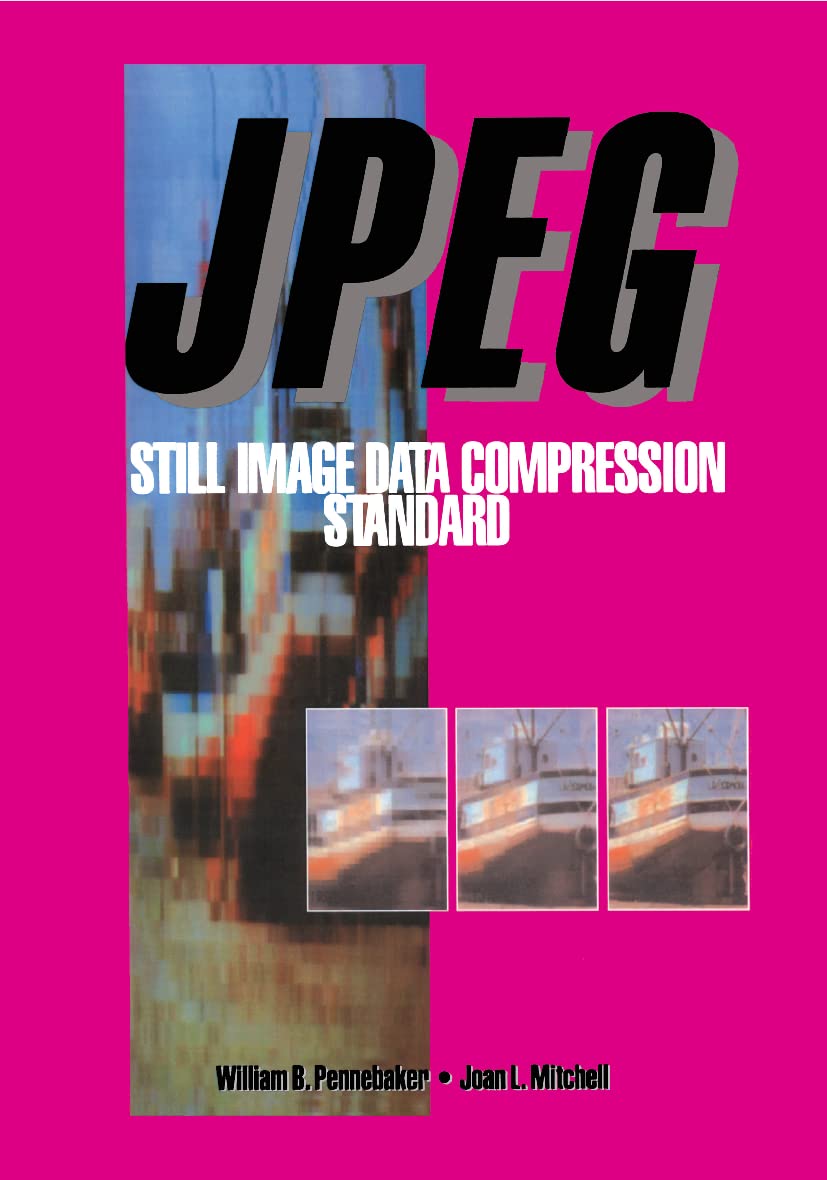JPEG: Still Image Data Compression Standard (1993) book cover
