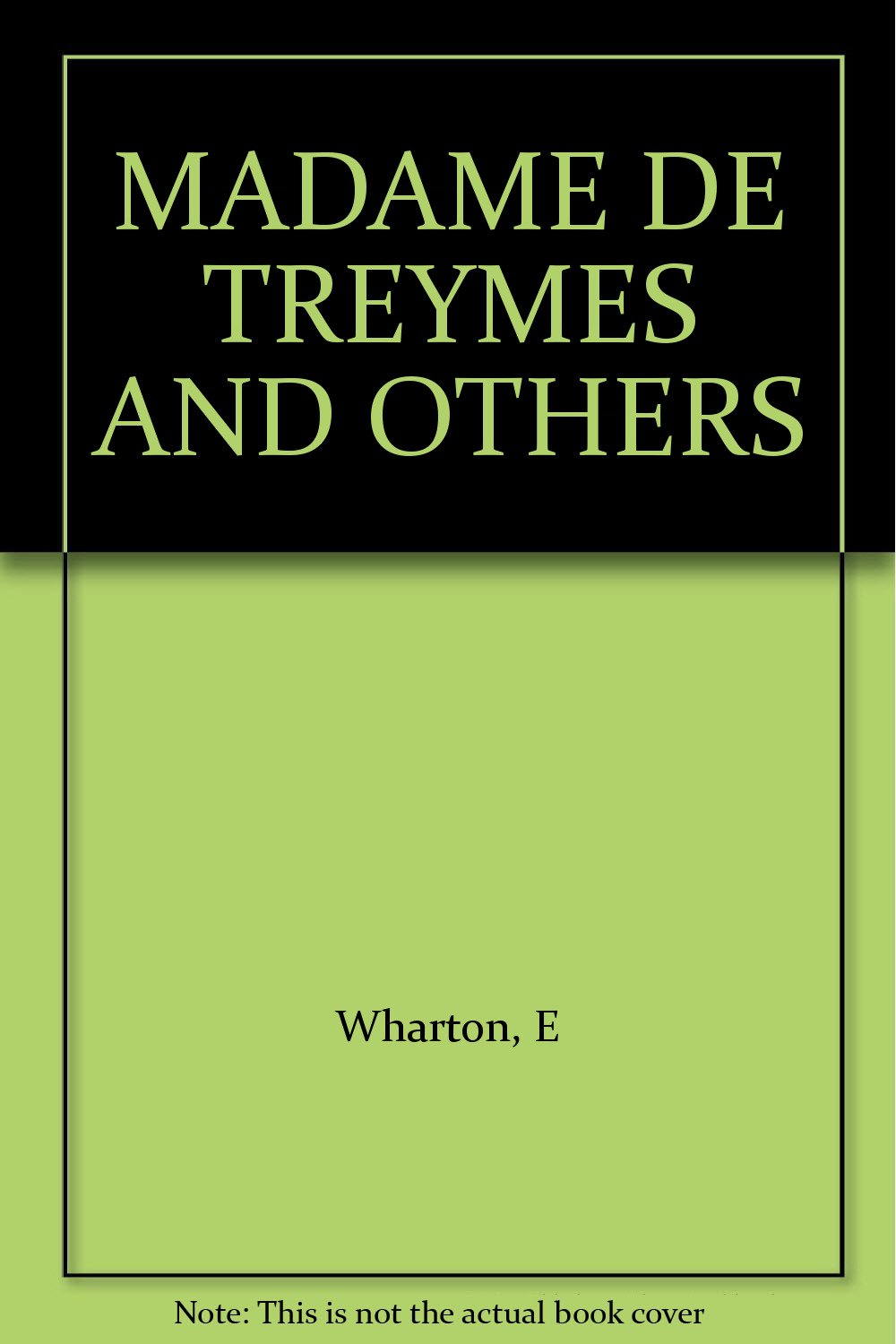 Madame de Treymes and Others book cover