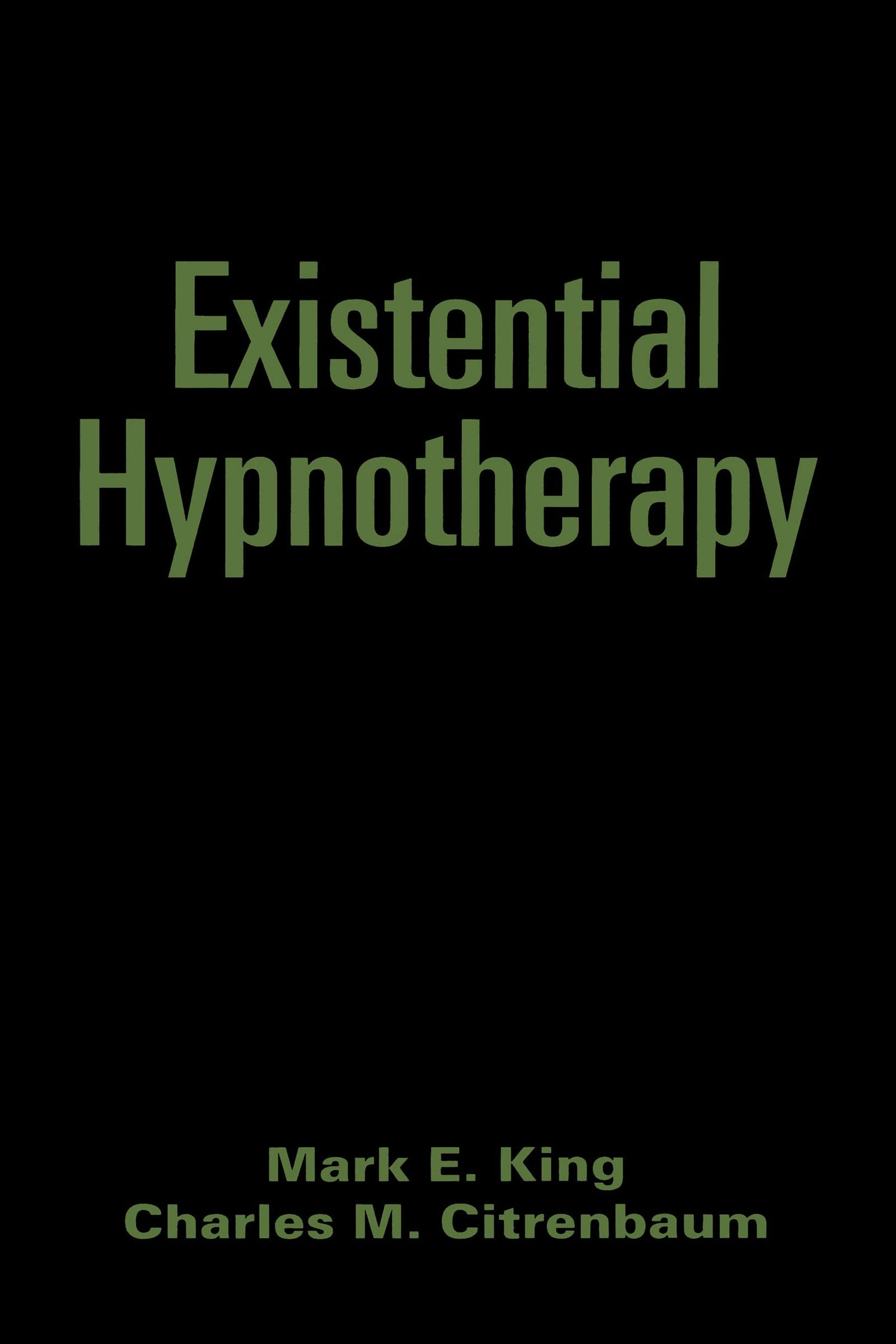 Existential Hypnotherapy book cover