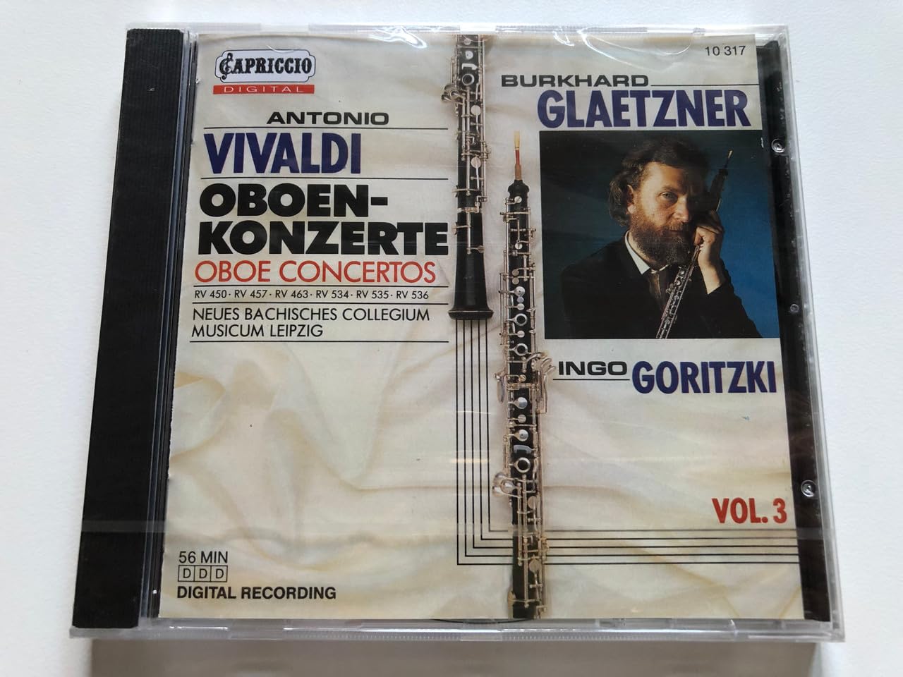 Vivaldi: Oboe Concertos, Vol. 3 / Glaetzner book cover