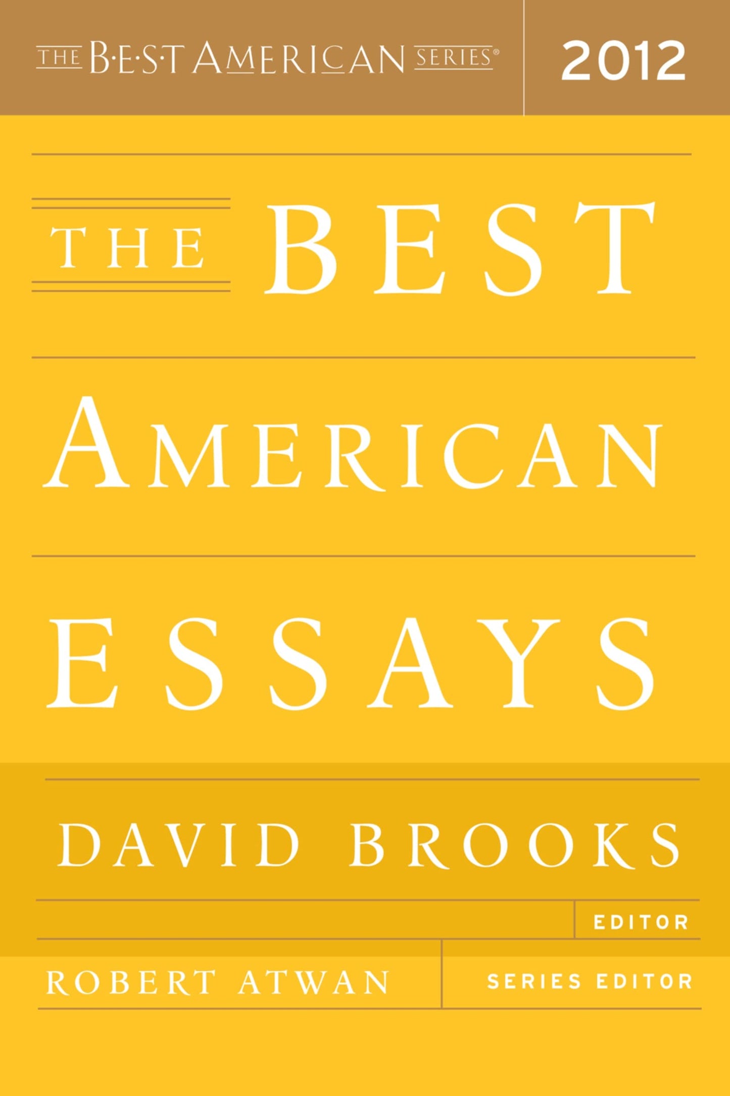 Best American Essays (2012) (2012) book cover