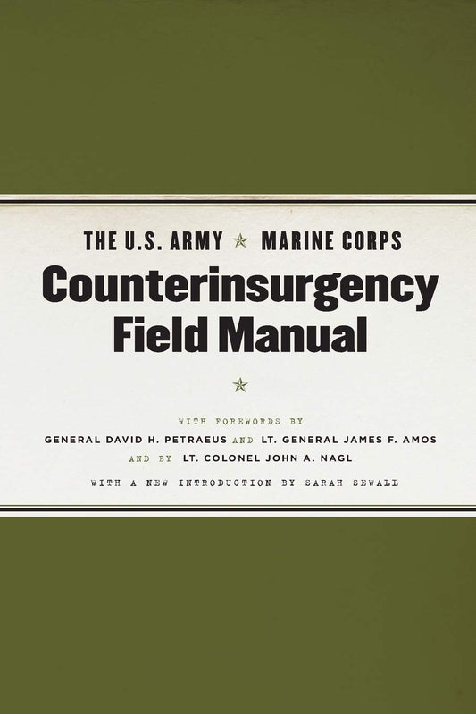 U.S. Army/Marine Corps Counterinsurgency Field Manual book cover