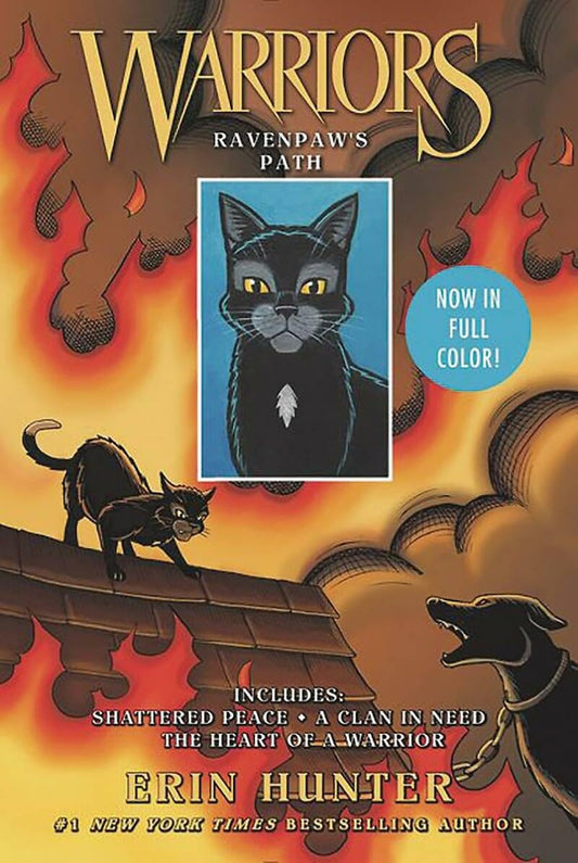 Warriors: Ravenpaw's Path: 3 Full-Color Warriors Books in 1: Shattered Peace, a Clan in Need, the Heart of a Warrior