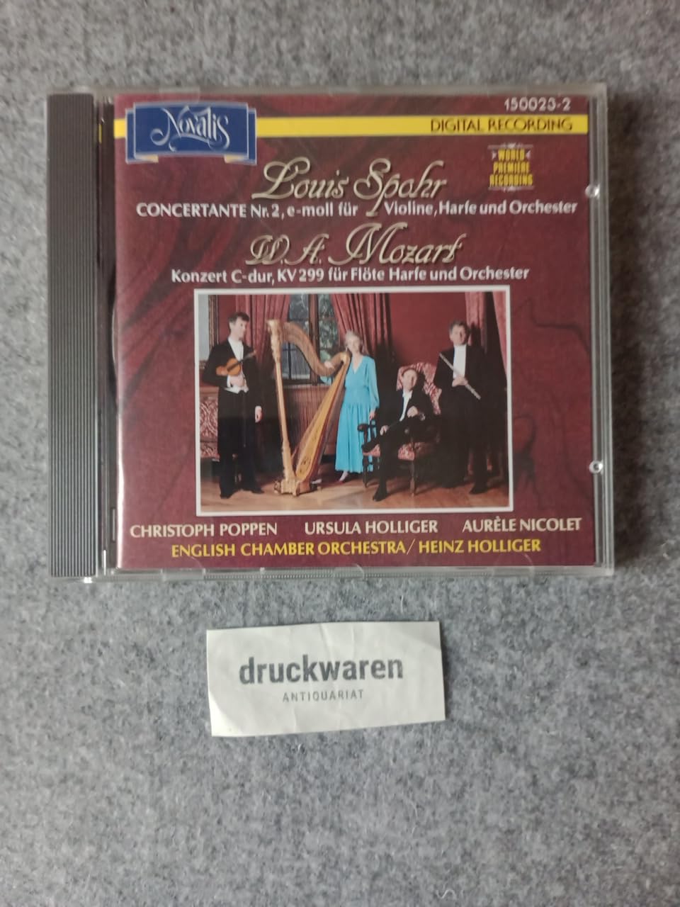 Konzert für Flöte, Harfe und Orchester book cover