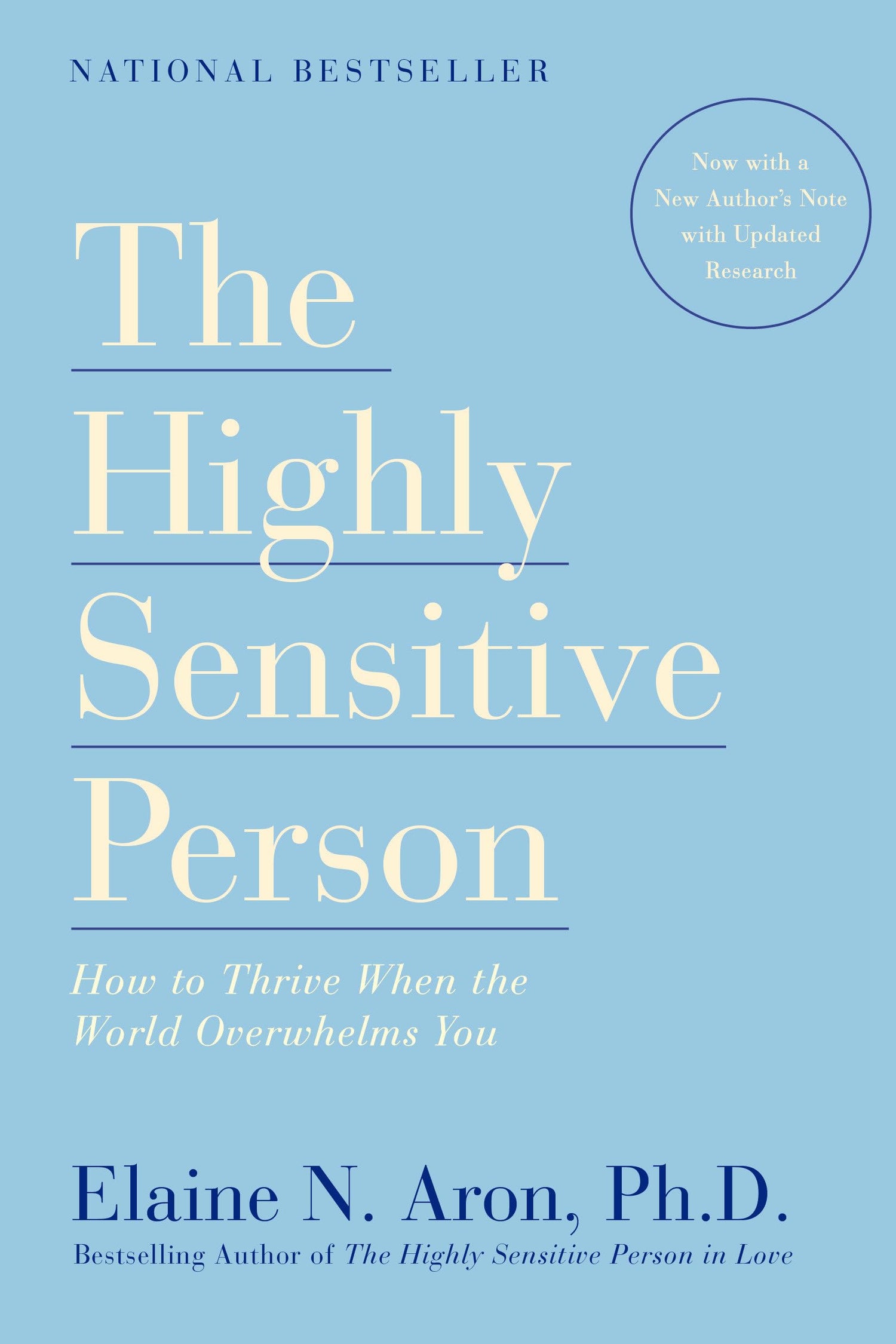 Highly Sensitive Person: How to Thrive When the World Overwhelms You book cover