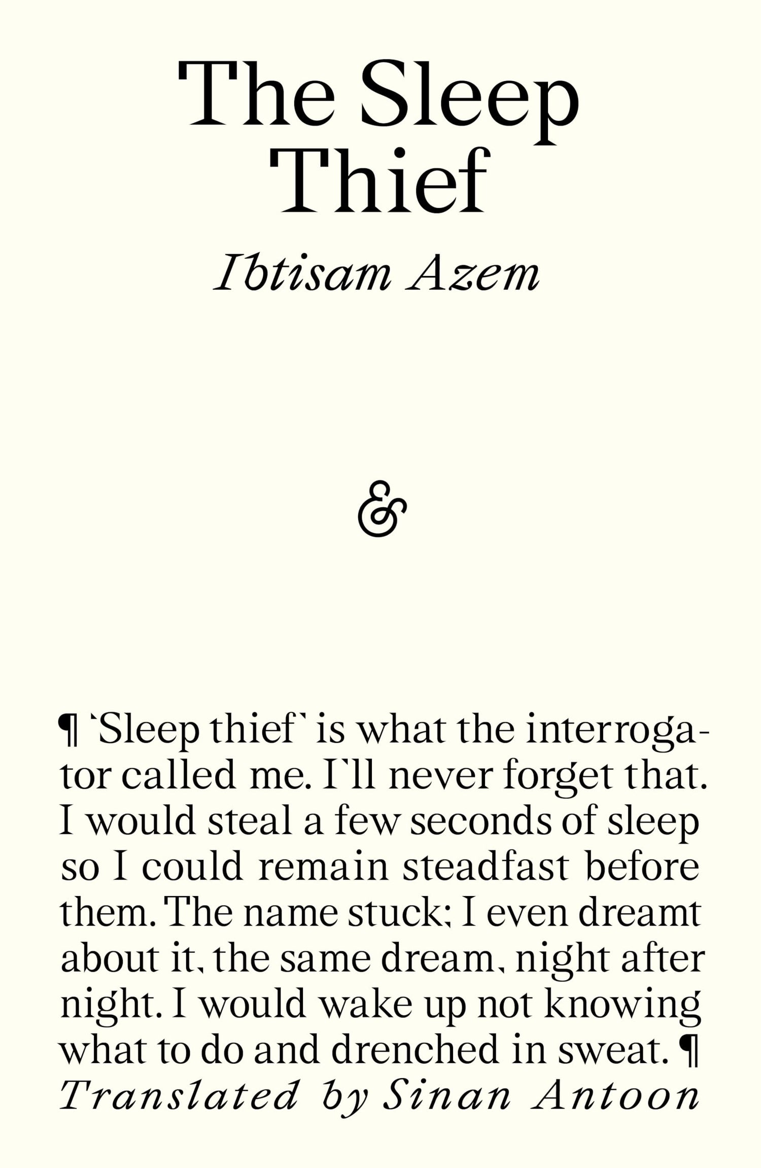 The Sleep Thief book cover