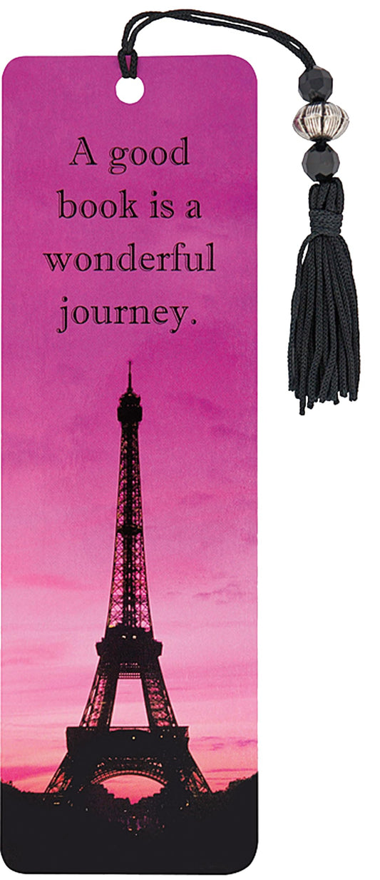 Eiffel Tower Beaded Bookmark