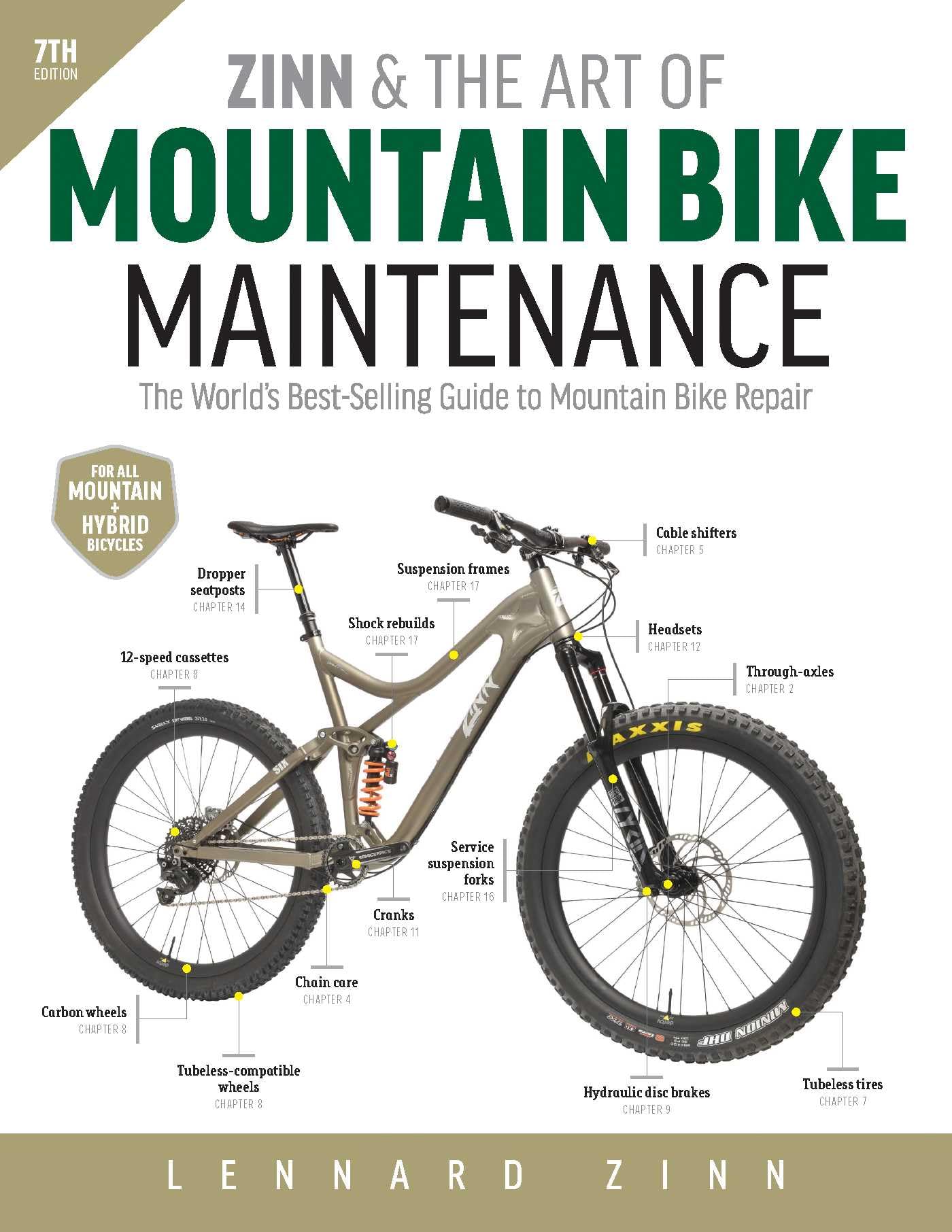 Zinn and the Art of Mountain Bike Maintenance book cover