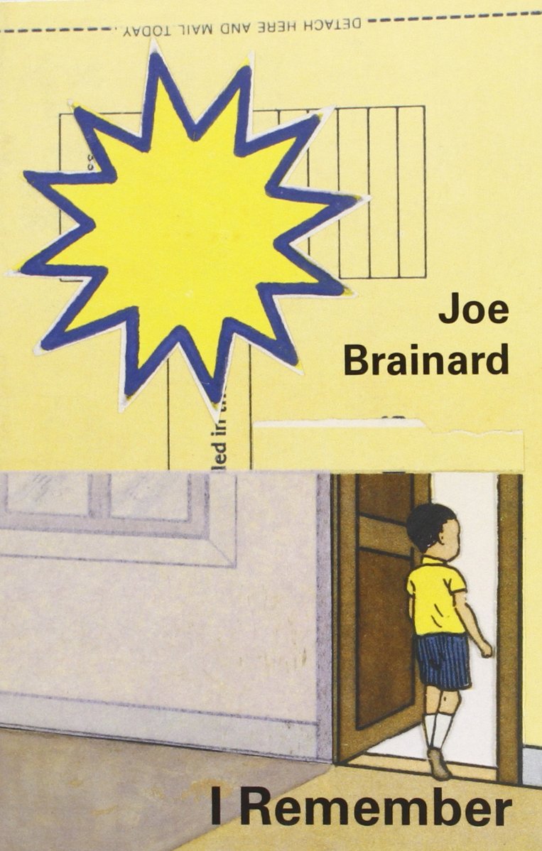 Joe Brainard: I Remember book cover