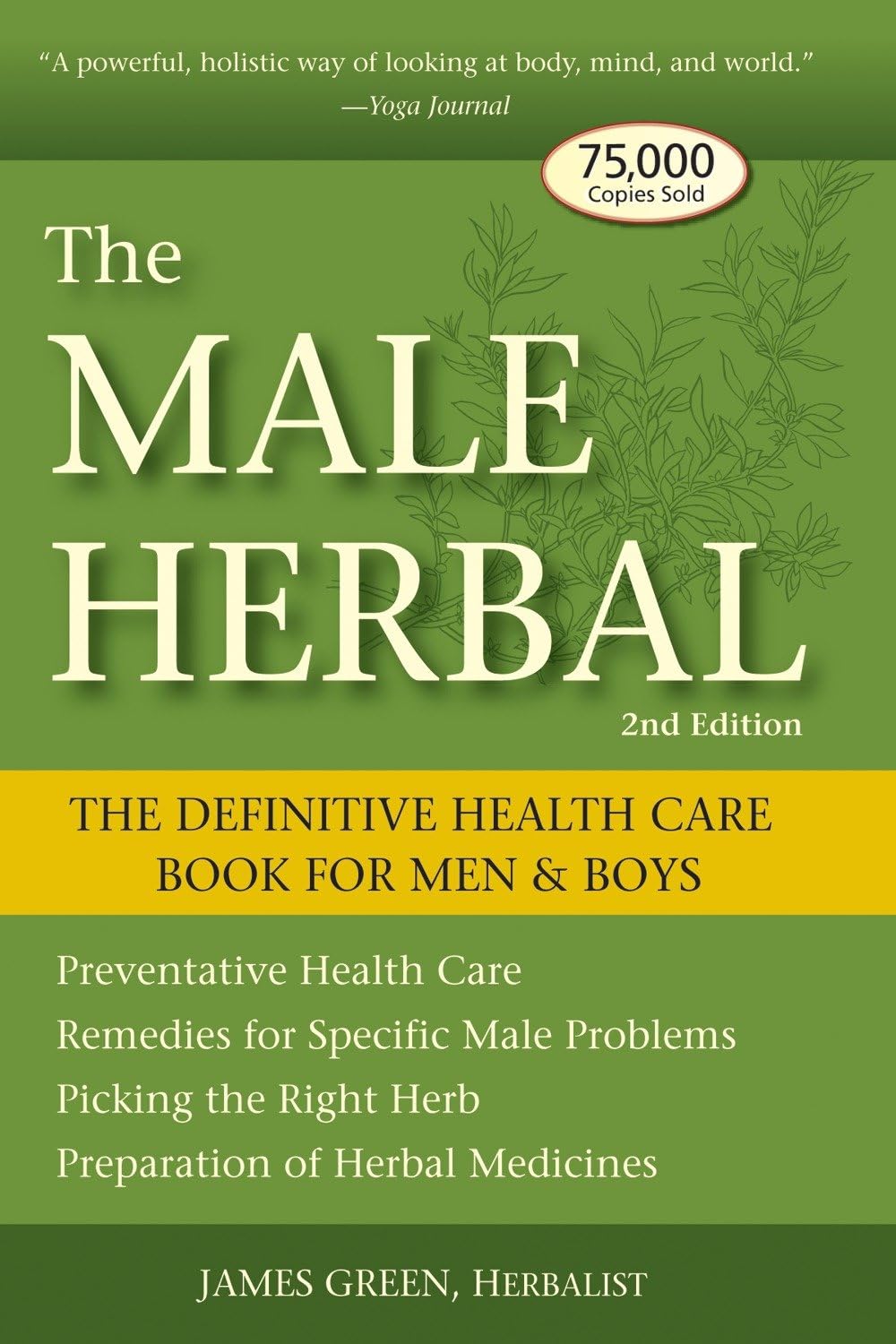 Male Herbal: The Definitive Health Care Book for Men and Boys book cover