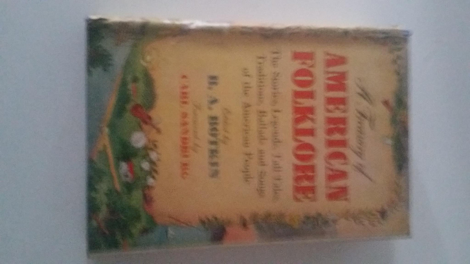 Treasury of American Folklore book cover