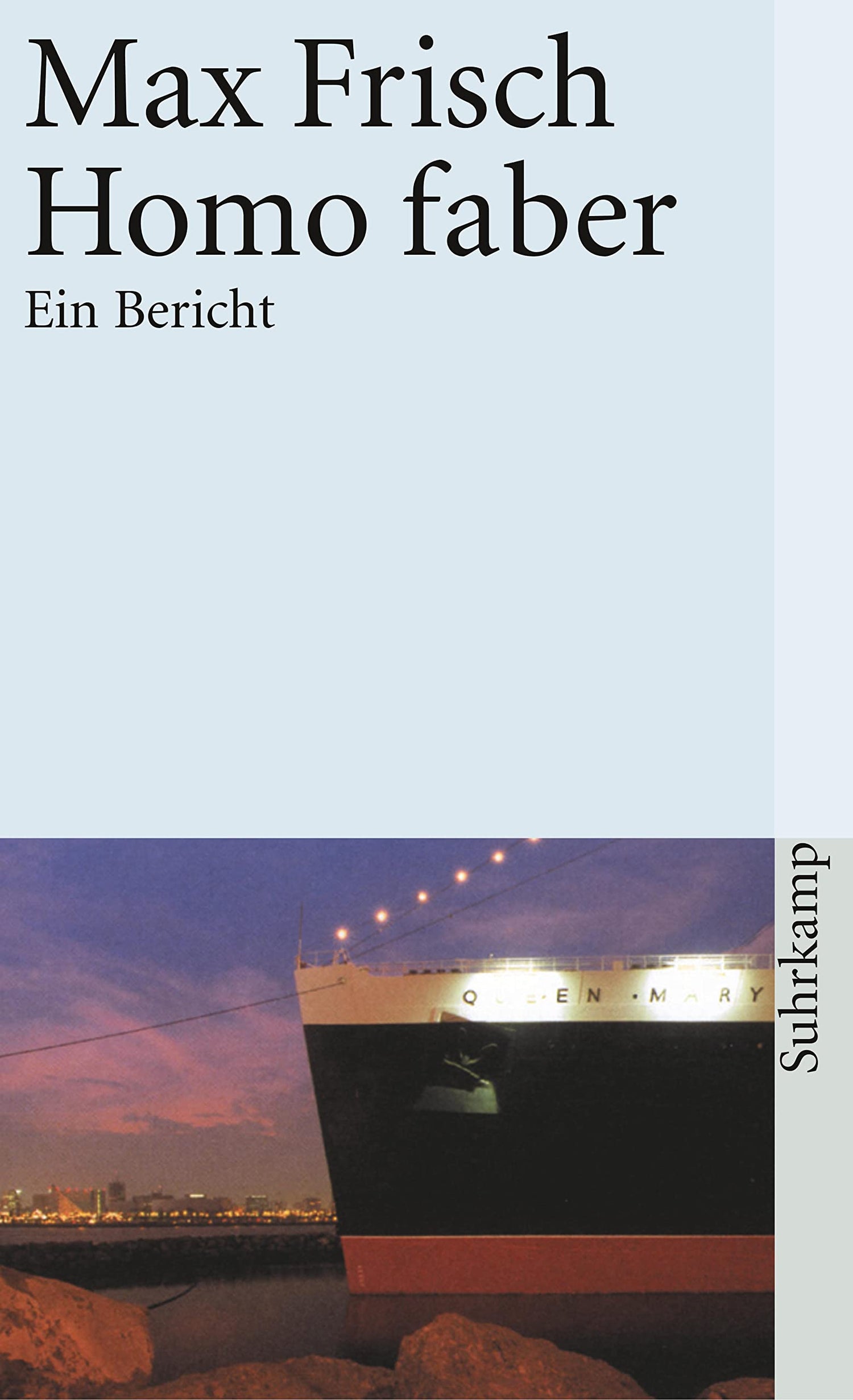 Homo Faber: Ein Bericht book cover