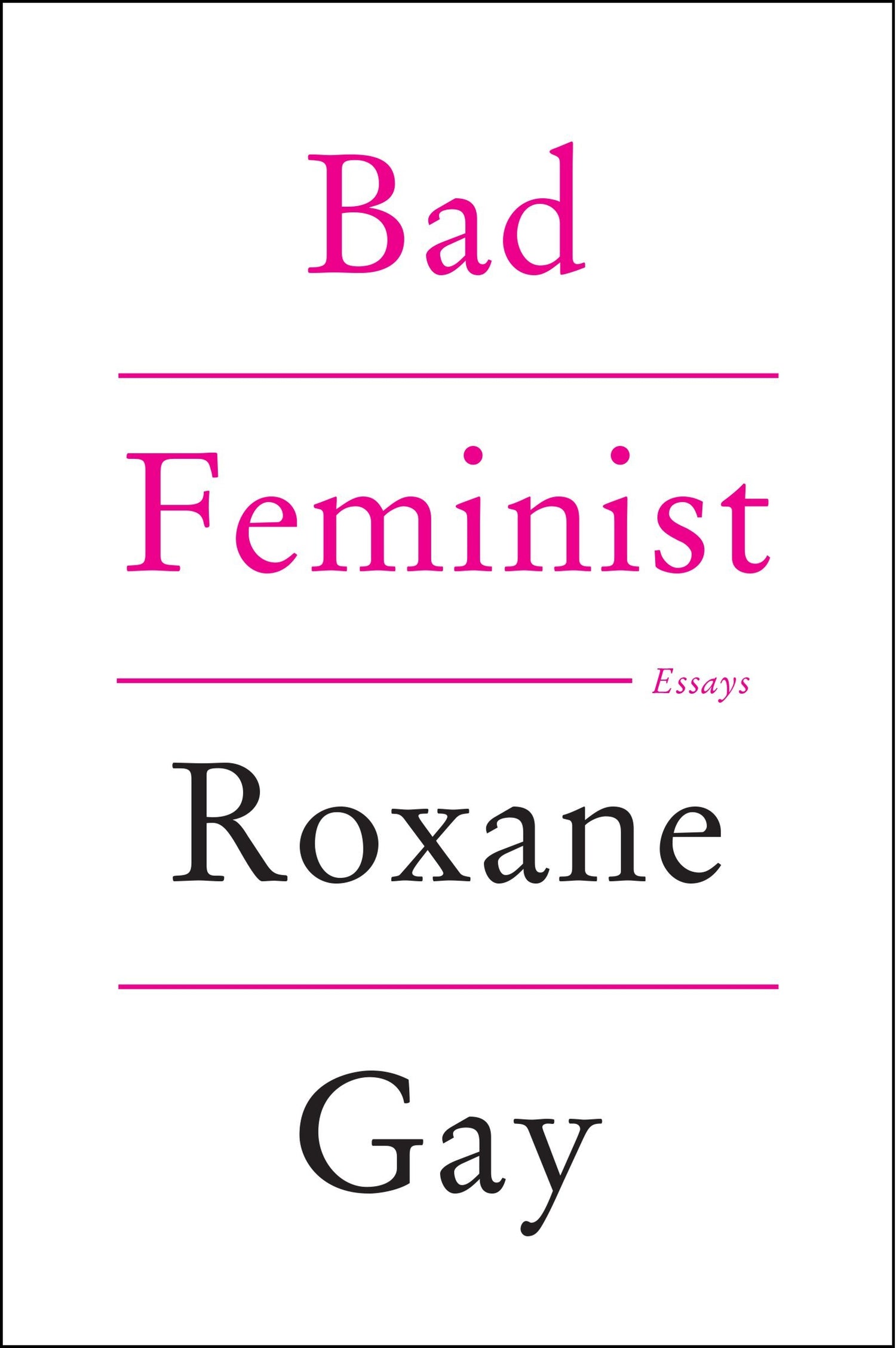 Bad Feminist book cover