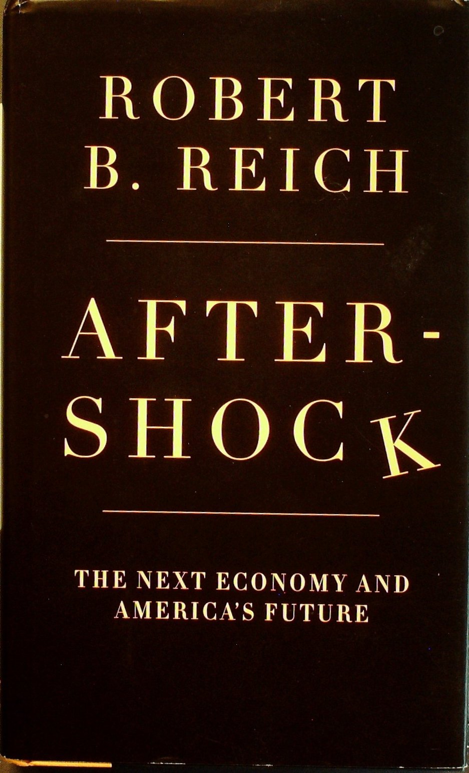 Aftershock: The Next Economy and America's Future book cover